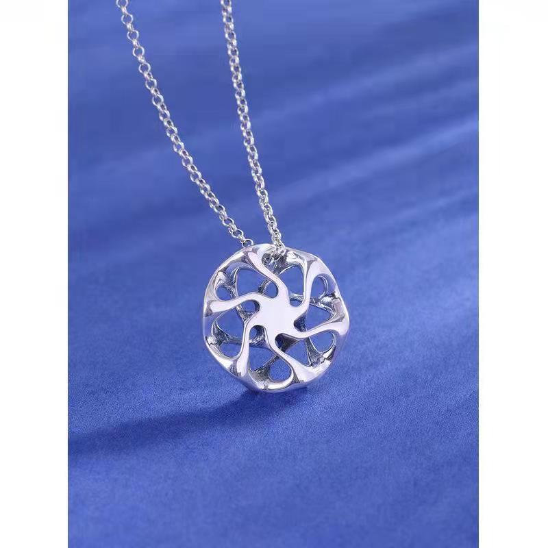 翔栩设计六道轮回吊坠复古个性男女足项链毛衣链潮