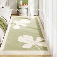 清新INS家用吸水防滑卧室床边毯客厅地毯全铺仿羊绒地毯一件代发