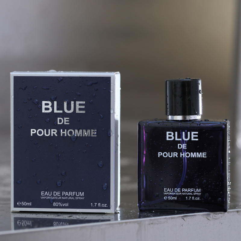 Factory Customized Logo Blue Men's Perfume Men's Fragrance Perfume Vietnam Perfume Processing OEM