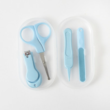 新生专用指甲剪套装婴儿护理修甲指甲钳四件套多功能家用婴童用品