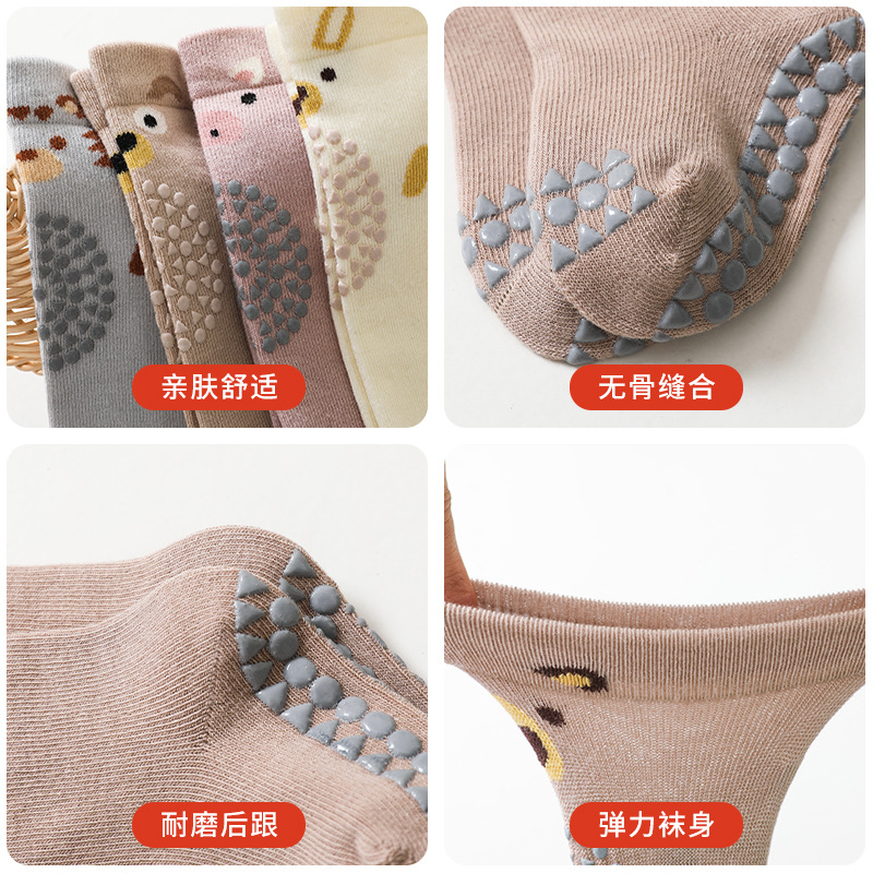 Baby Stockings Autumn Class a Cotton for Baby Non-Slip Kneelet Socks Newborn Boys and Girls Children Knee Socks Wholesale