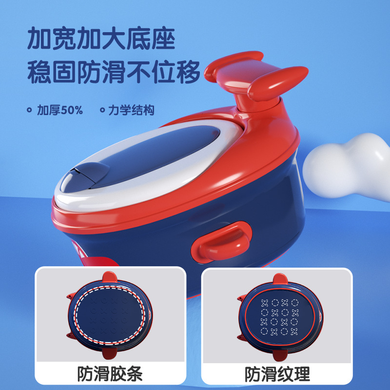 Multifunctional Three-in-One Children's Toilet Home Comfortable Toilet Toilet Seat Ottoman Children's Advanced Training Toilet