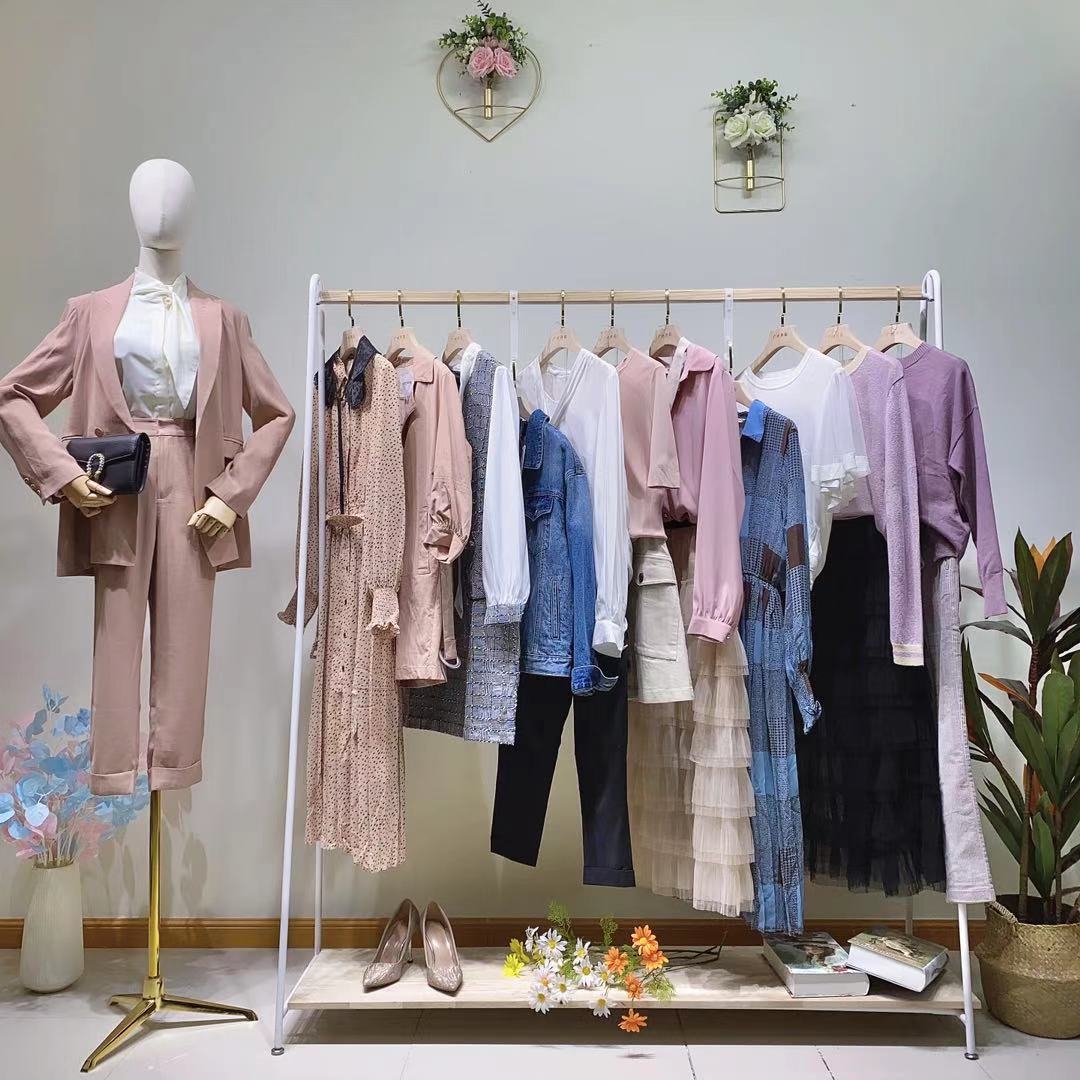 杭州一线品牌紫淑21春装 专柜撤柜休闲品牌折扣女装尾货清仓处理