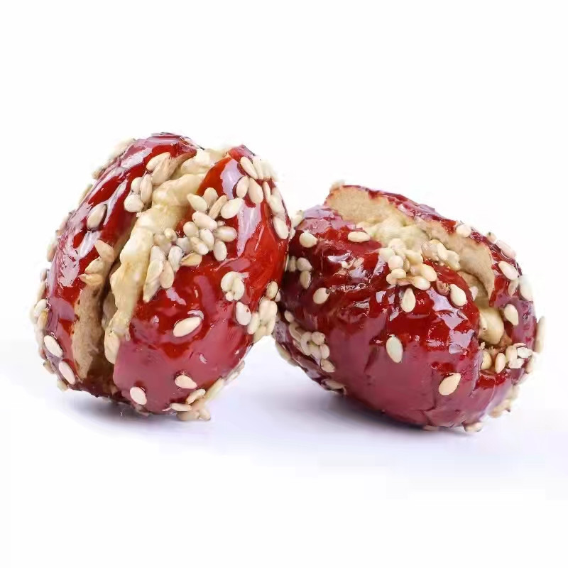 新品上市大个新疆灰枣夹核桃裹芝麻盒装200克坚果枣夹核桃228克