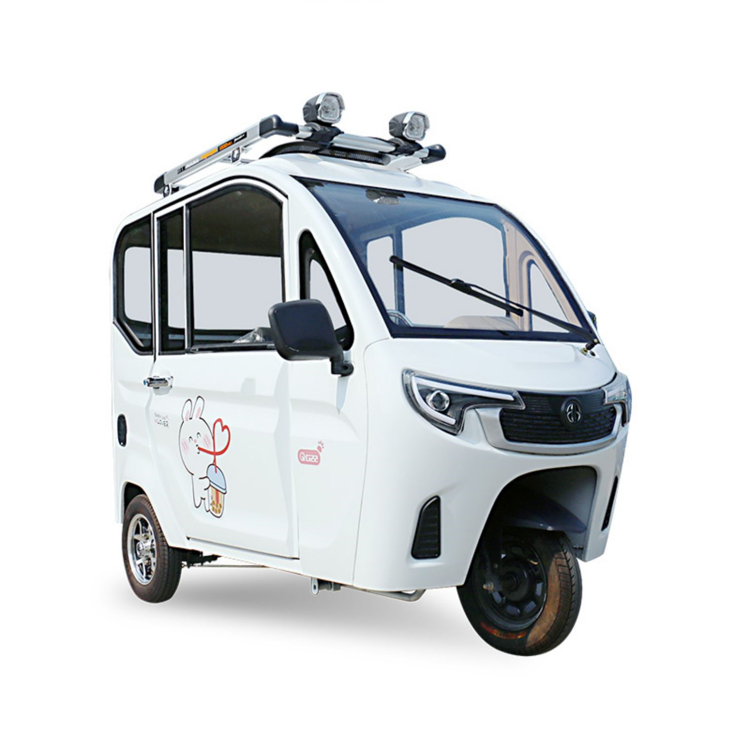 电动车直营店新能源车老年人代步车全封闭拉客拉货两用接送孩子