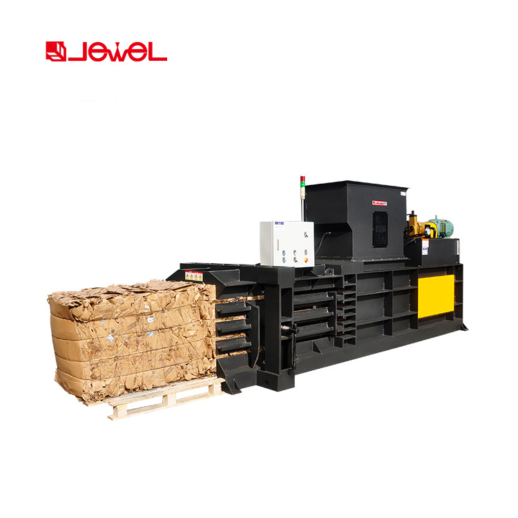 废纸打包机 瓦楞废纸 纸板纸箱 卧式半自动 60t 安全可靠
