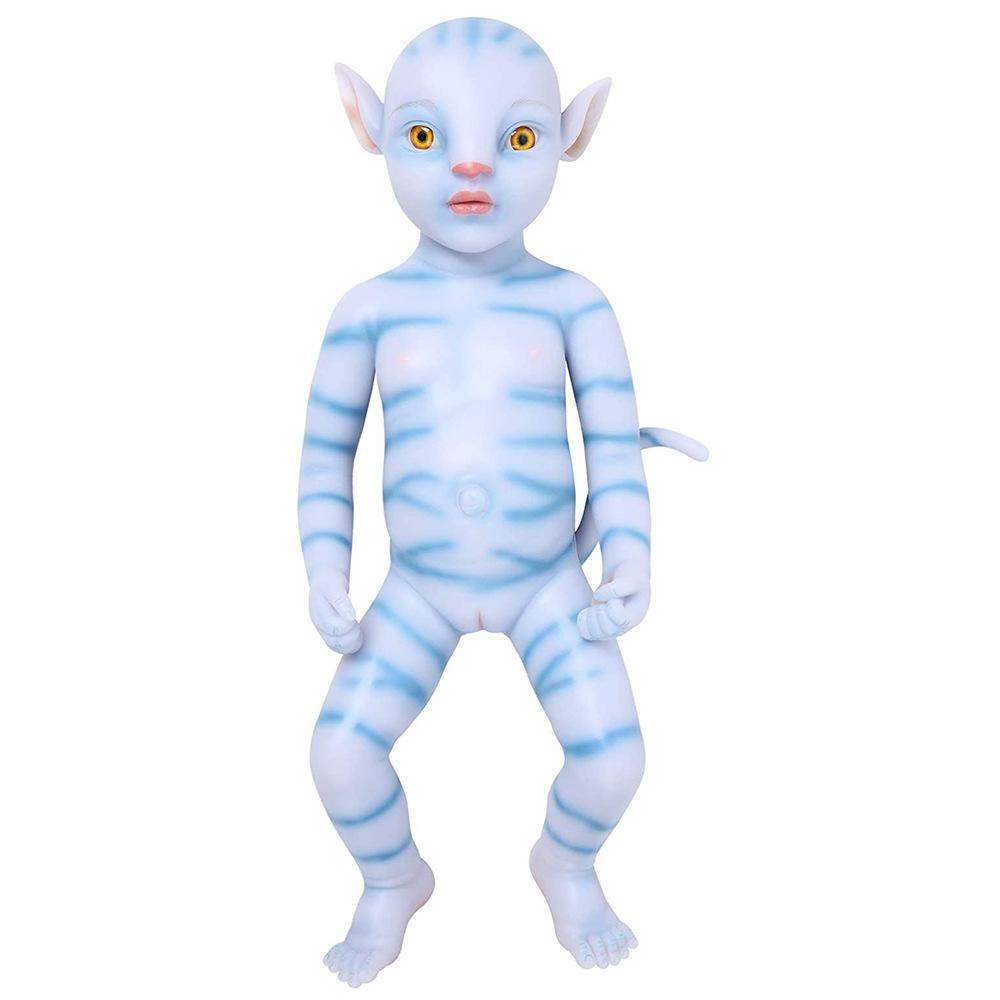 2021新款影视周边道具阿凡达逼真娃娃玩偶洋娃娃摆件布置道具