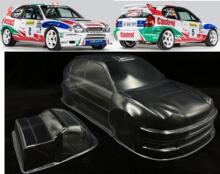 1/10平跑车壳漂移车壳 TOYOTA Corolla WRC RS EP透明PC车壳190mm