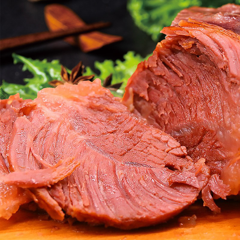 腊牛肉陕西特产西安回民街美食牛腱子肉真空盒装五香卤味开袋即食