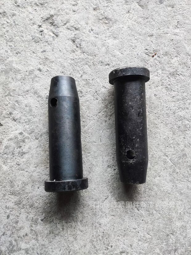 厂家定制加工圆柱销45钢40cr高强度平头带孔销轴