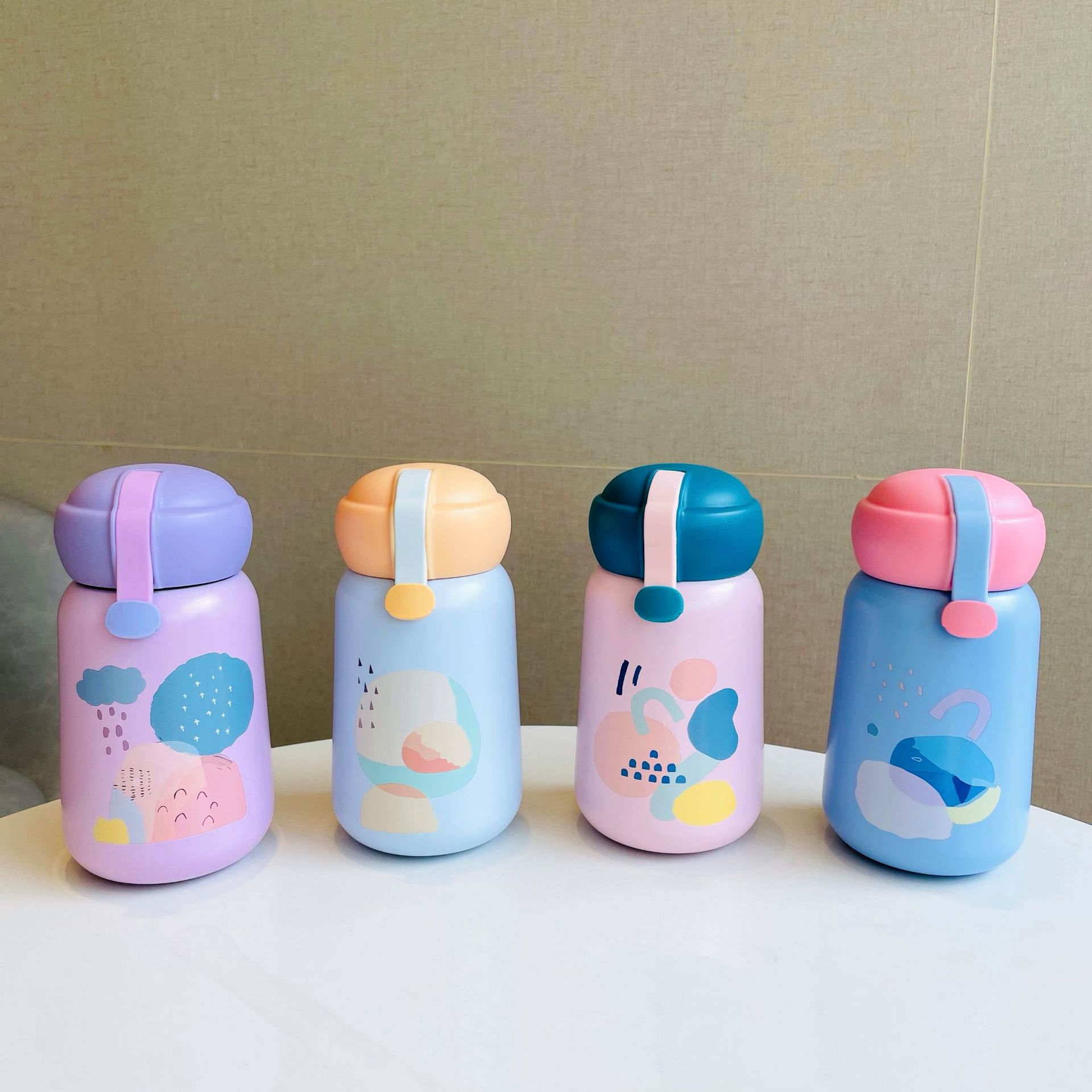 创意天气转换迷你保温杯小巧可爱型玲珑盖304不锈钢方便户外携带