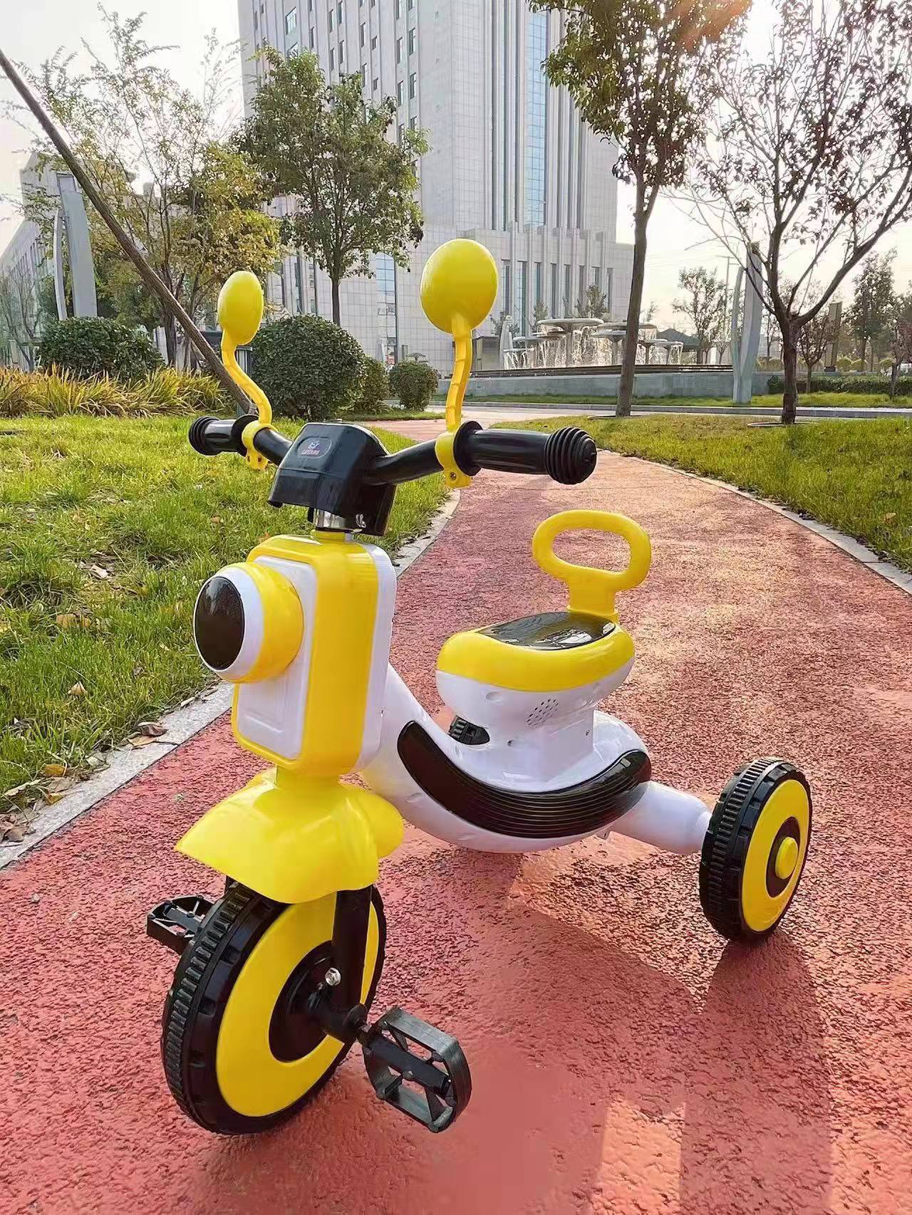 Foreign Trade New Kids' Tricycle Children's Stroller with Music and Light Baby Toy Tricycle