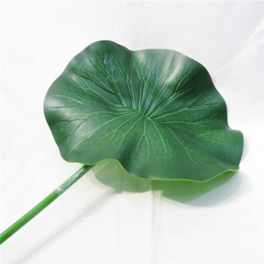 仿真荷叶荷花带杆假荷花仿真花绿植水池塘装饰拍摄演出舞蹈道具