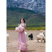 新款藏服服装女秋冬新款藏袍西藏原民族风拉萨云娜旅拍写真套装