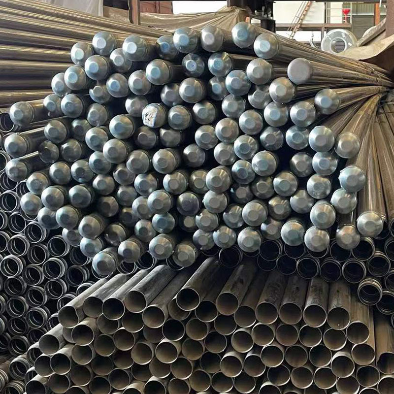 声测管50 57隧道桥梁公路灌桩超声波检测管国标钳压套筒式声测管