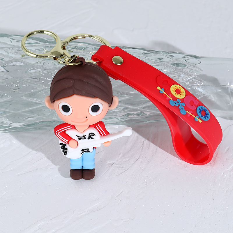 Cartoon Coco Series Keychain Pendant Other Bands Silicone Doll Couple Bags Car Pendant