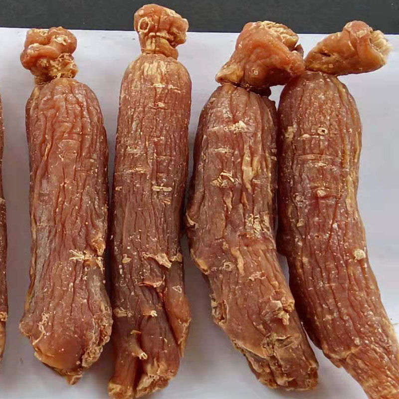长白山红参个东北吉林生晒参大红参高丽参非片无糖红参片个