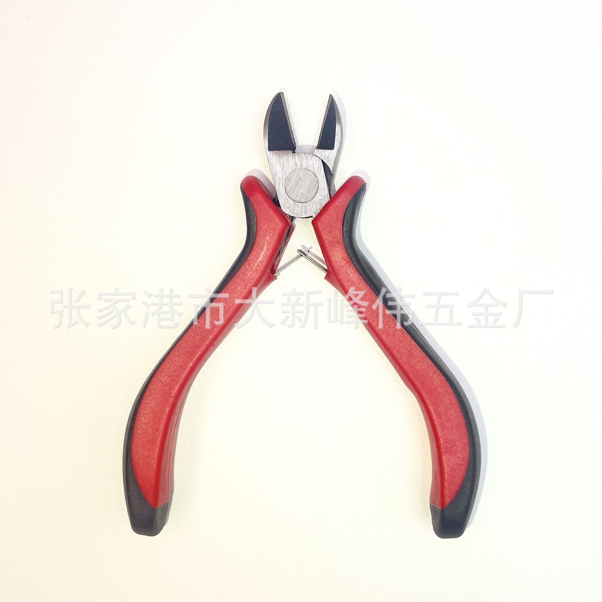 Factory 4.5-Inch Mini Pliers with Handle Pointed Nose Pliers Hair Extension Pliers round Drip Tip Black and Red Handle Slanting Forceps Jewelry