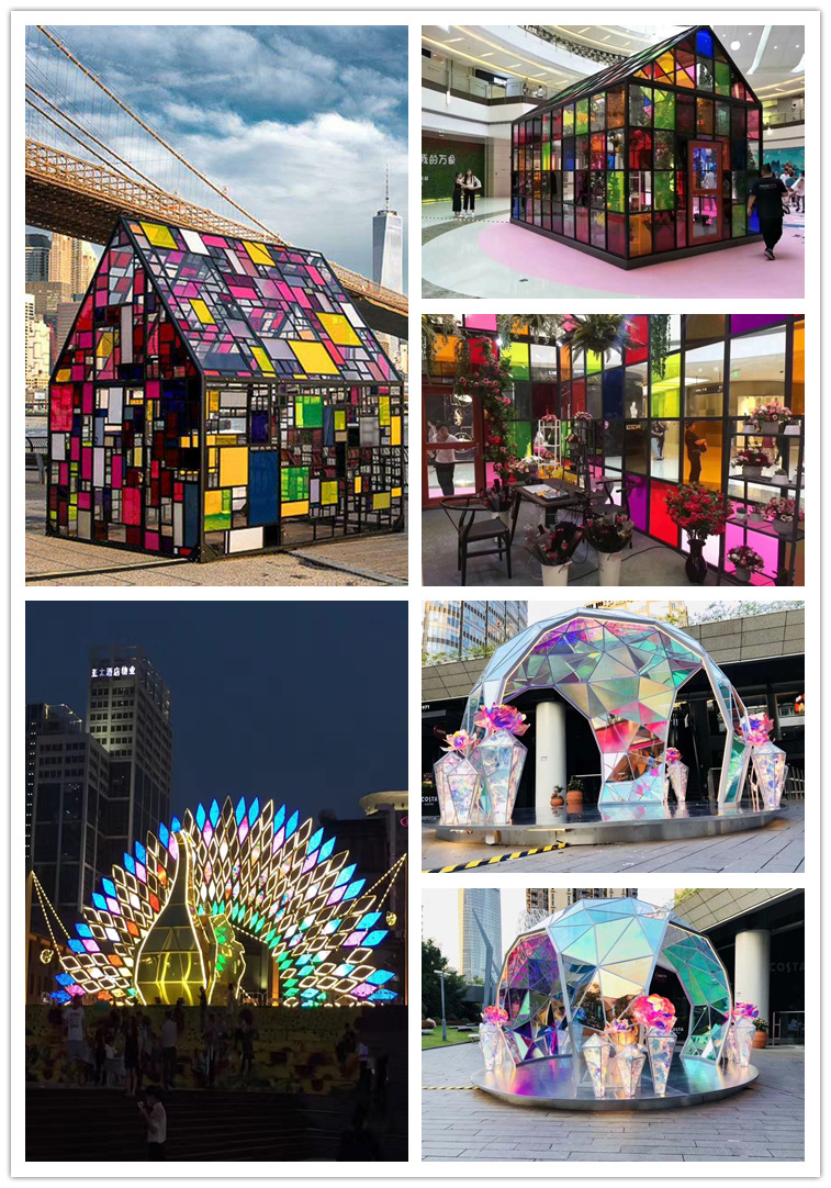 2022新款商场小火车美陈摆件 公园楼盘春节新年装饰铁艺dp点陈设