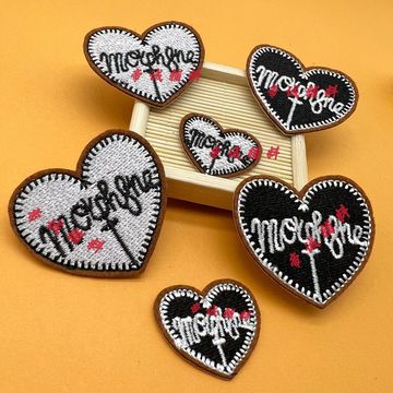 2022新款潮流爱心刺绣布贴服装鞋袜子帽子装饰补丁贴-阿里巴巴