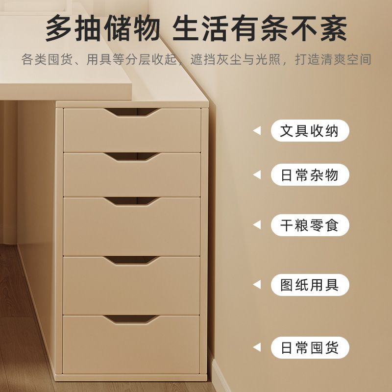 Double Desk Student Household Computer Desk Desktop Girl Bedroom Desk Office Study Table Cream Style Makeup Table