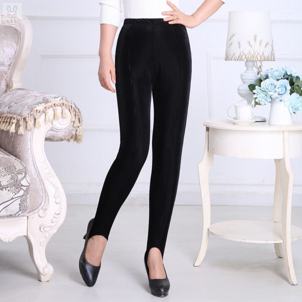 老款老式健美裤踩脚八十年代踩脚裤女油亮光泽丝滑体型裤舞蹈裤