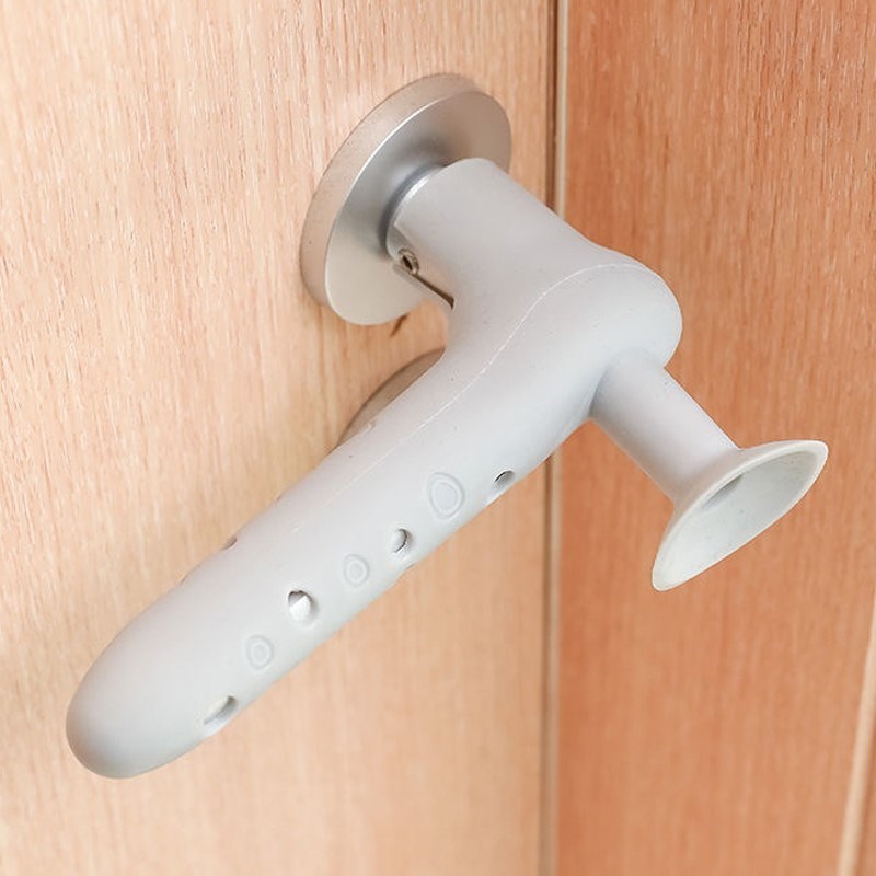 Door Handle Protector Suction Card Department Store Cross-Border Bedroom Bump Proof Bathroom Punch-Free Anti-Collision Suction Disc Door Stopper