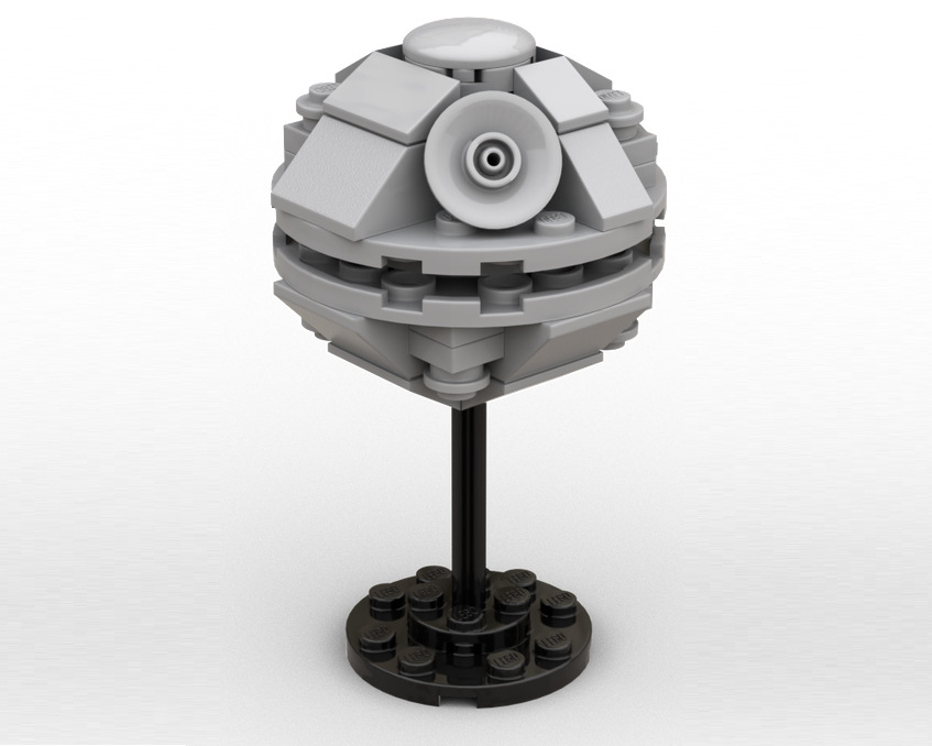 国产小颗粒积木 兼容乐高 星球大战 迷你死星 拼装玩具moc20376