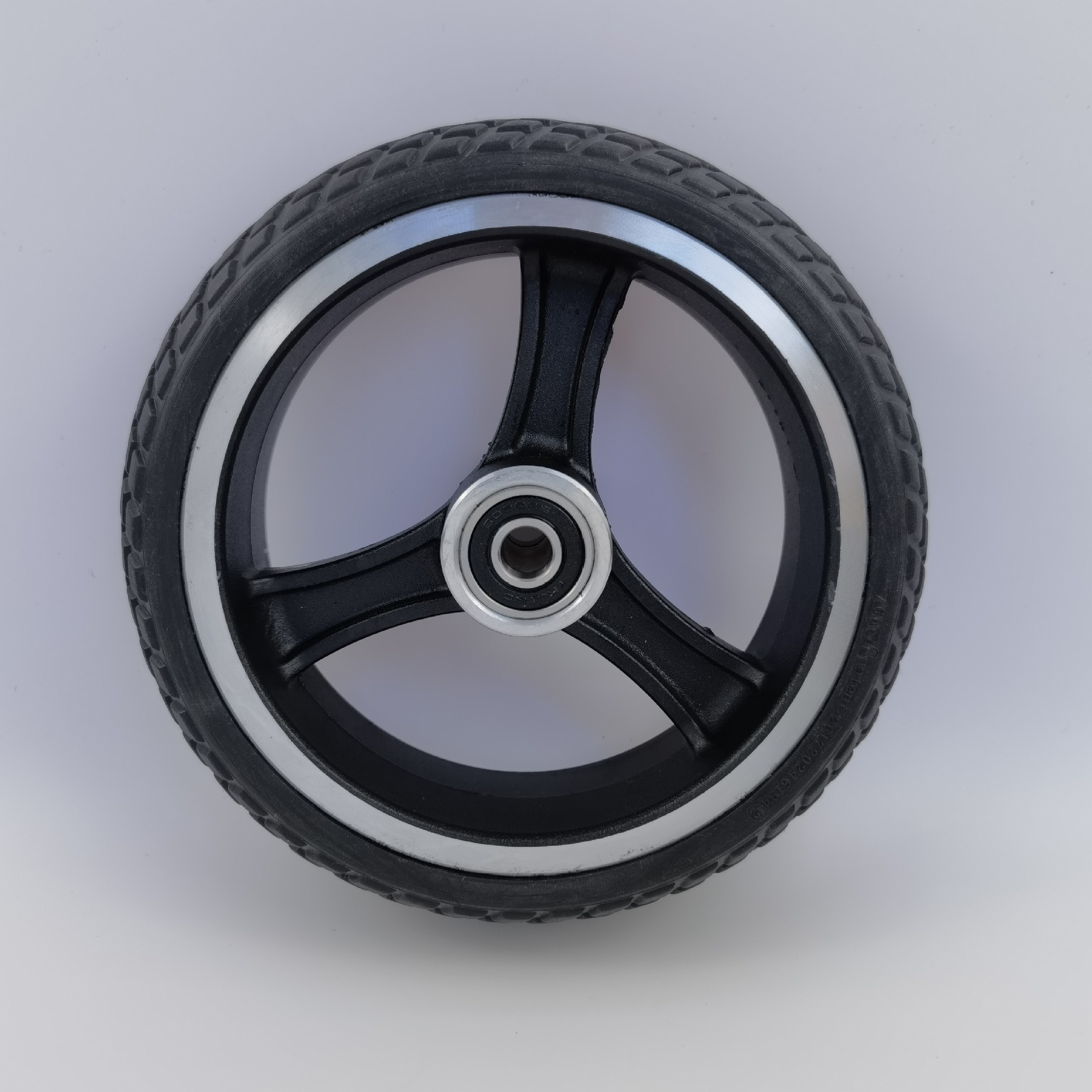 5寸电动滑板车后轮轮毂 防爆实心胎后轮防刺穿轮胎铝合金轮毂