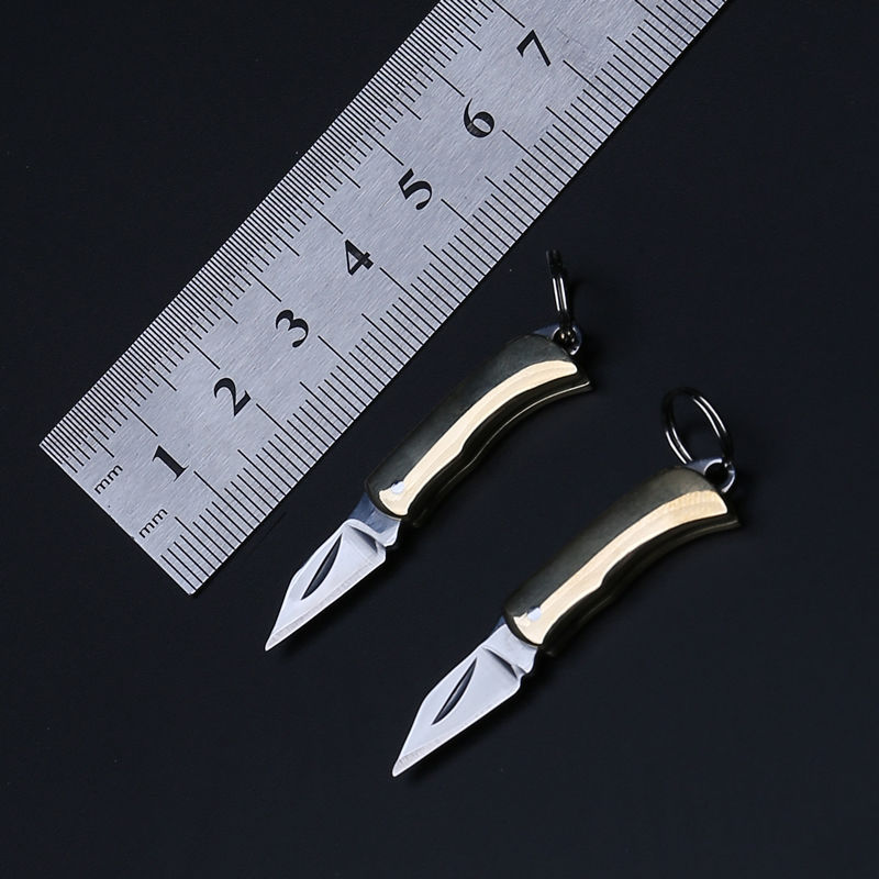 不锈钢小刀防身刀小刀迷你可爱开快递折叠刀水果刀手工刀随身小刀