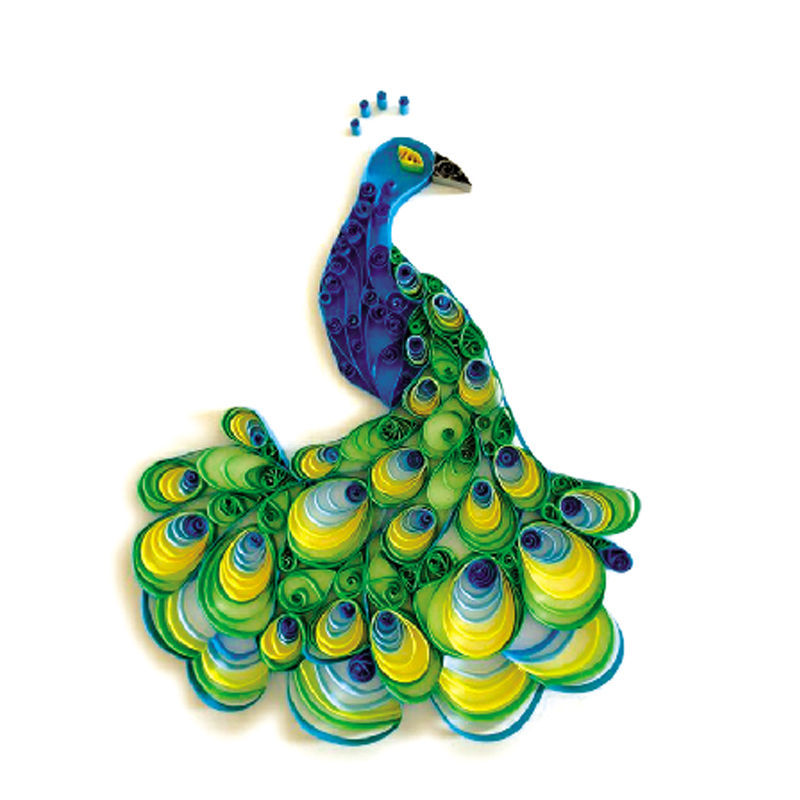 衍纸底稿图动物人物手工作品底卡纸a4小学生简单复杂衍纸画线稿图