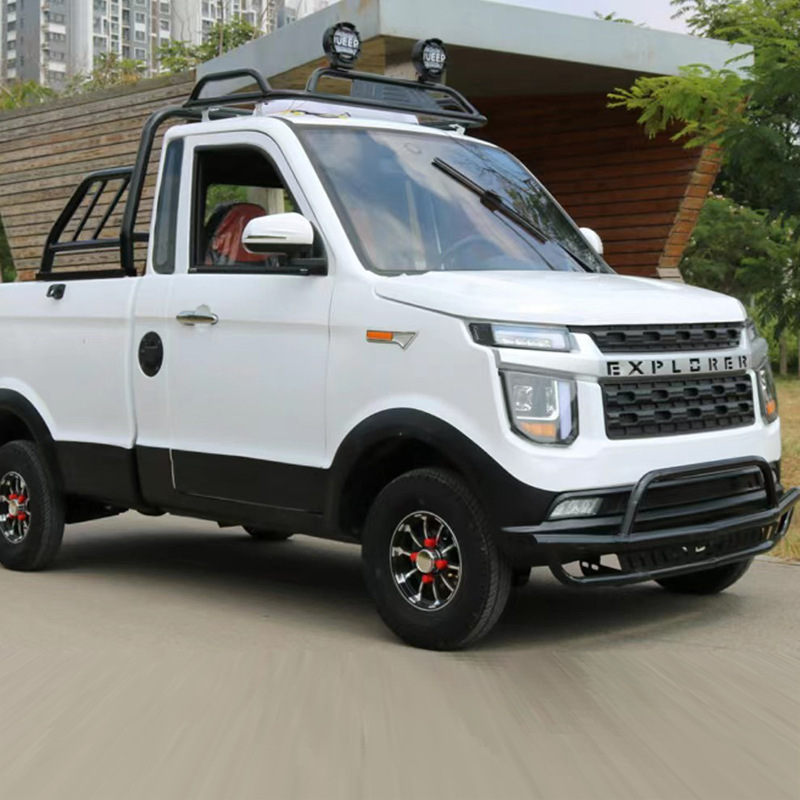 新能源电动四轮货车皮卡巡逻车平板运输车厂区搬运车载重转运货车