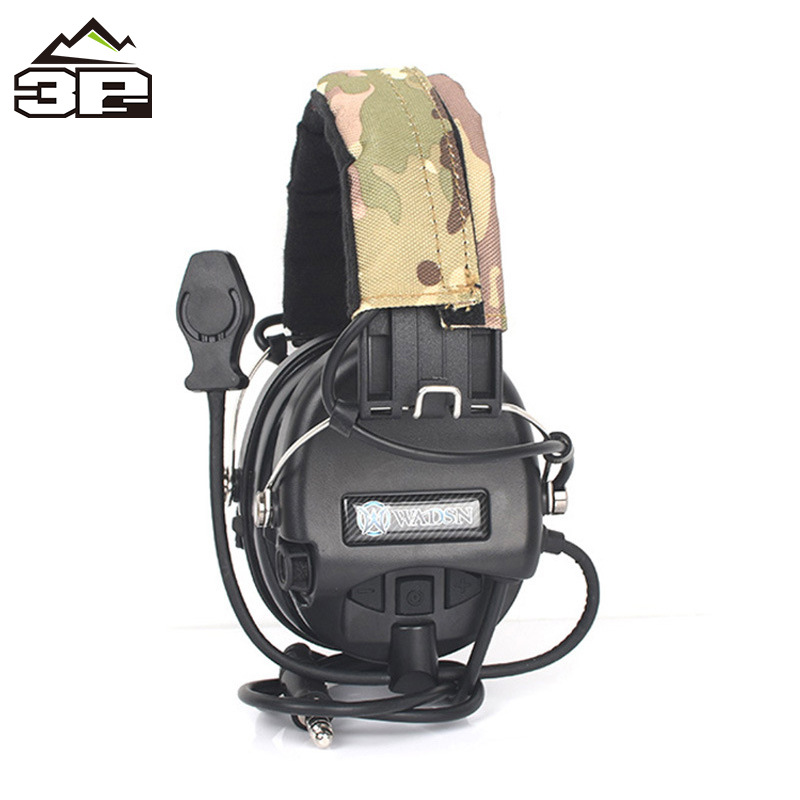 3ps wadsn沃德森sordin索拉丁msa无降噪功能军迷运动战术通讯耳机