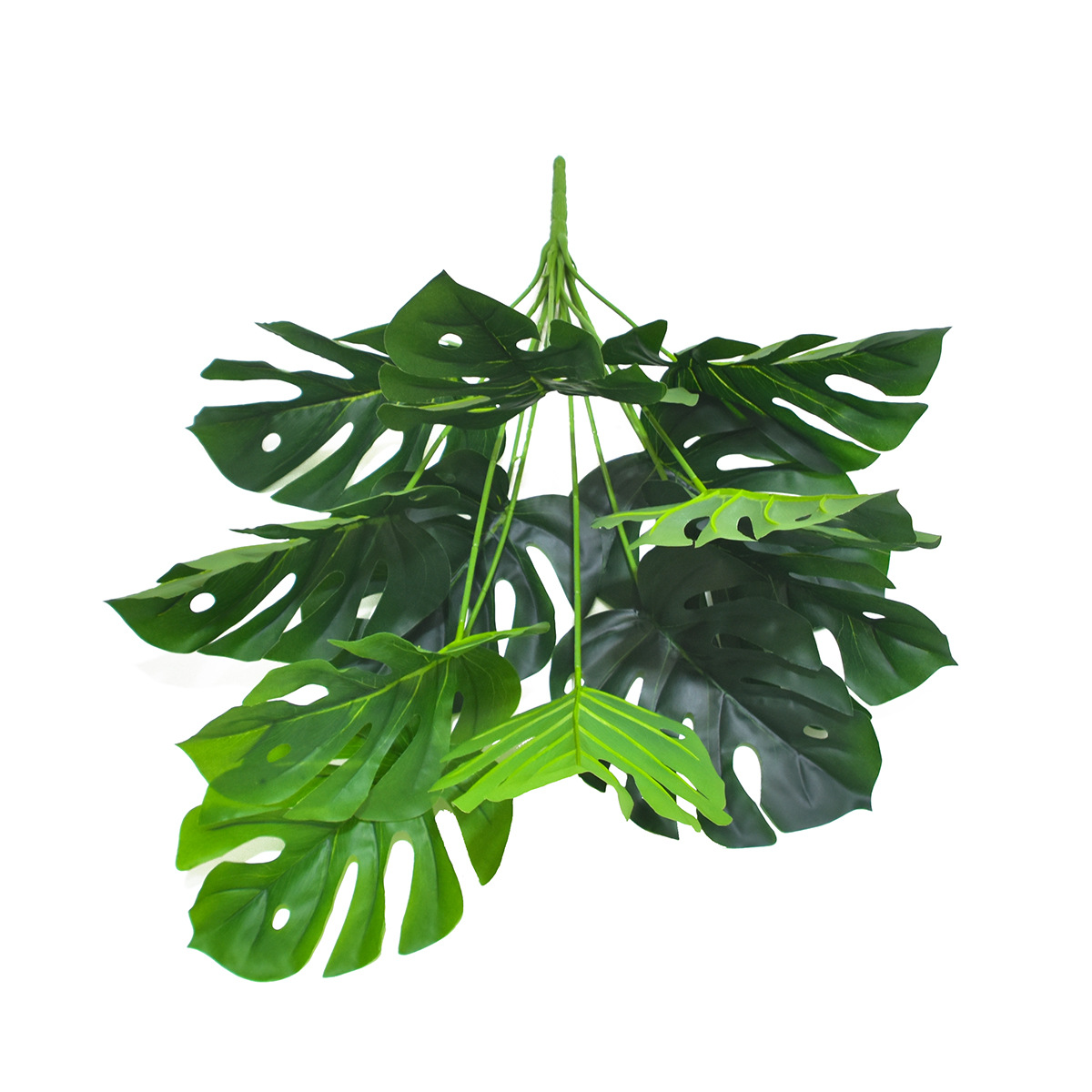 Artificial Green Plant Monstera 75cm Large Green Leaf Nordic Style Green Plant Bonsai Home Decoration Cross-Border Exclusive