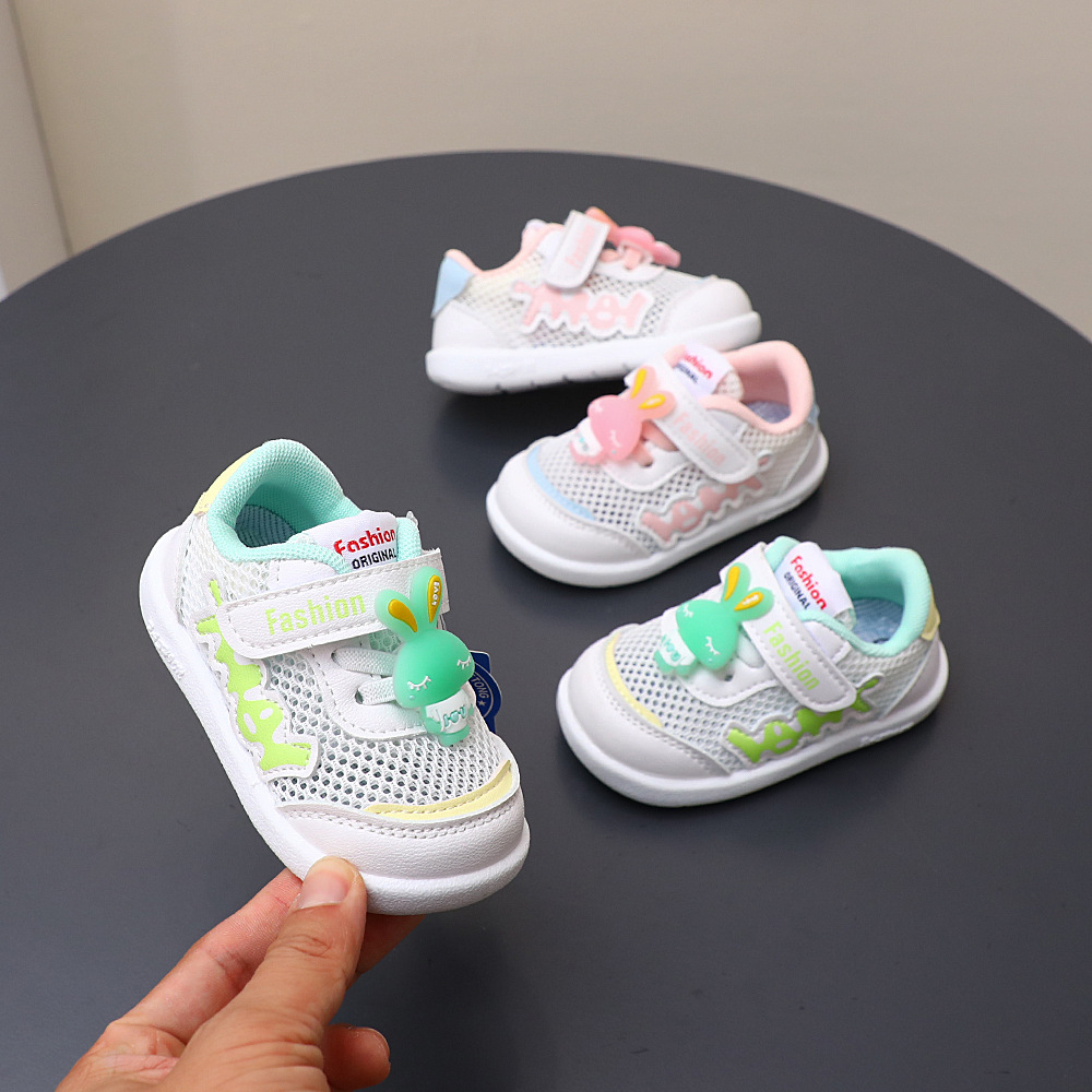 2024夏季新款透网宝宝机能鞋童鞋批发婴儿单网鞋小童运动鞋9742