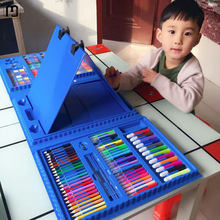 思益儿童画画套装工具水彩笔奥特曼新年绘画礼盒男孩子小学生学习