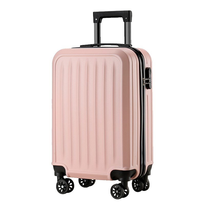 Fashion Pc Password Lock Suitcase Student Zipper Trolley Case Universal Wheel Large Capacity Luggage Factory Wholesale