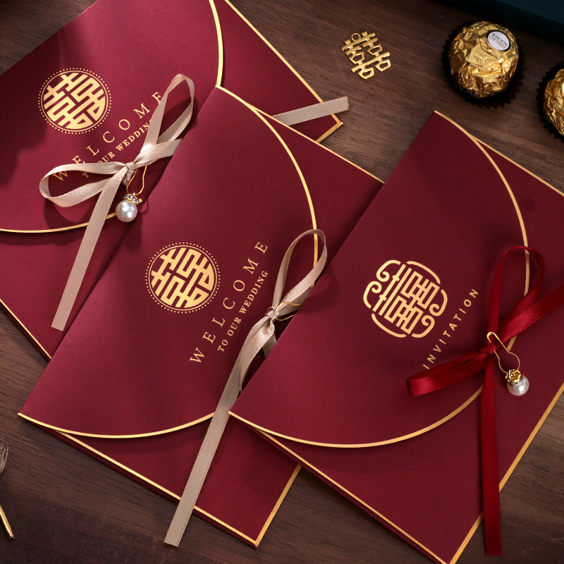 请帖结婚礼专用邀请函创意欧式婚庆请柬用品大全婚宴喜帖