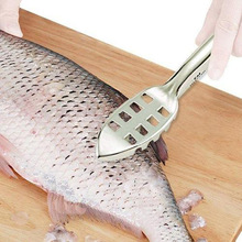 日本鱼鳞刨家用不锈钢鱼鳞刨带盖防止飞溅加厚刮鱼鳞器厨房小工具