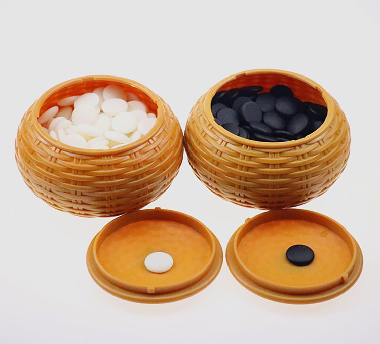 密胺围棋套装黑白棋子五子棋围棋两用 送棋盘 成功9117围棋