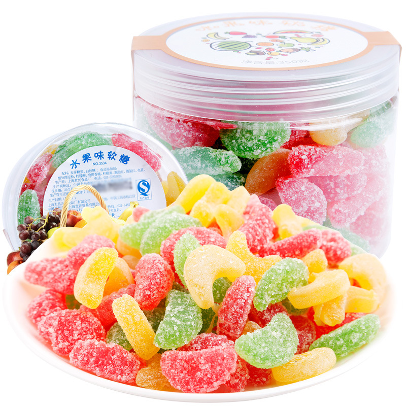 代发权益登录查看是否享首单包邮或首单立减包装规格水果味软糖350g