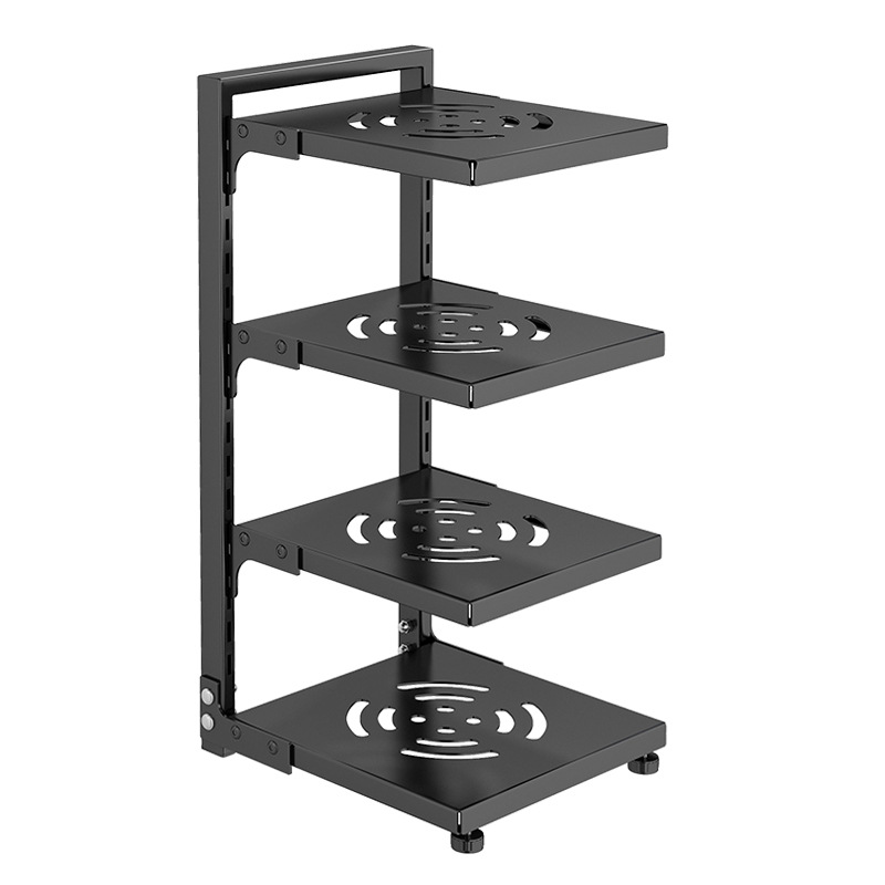 Kitchen Storage Rack Household Multi-Layer Cookware Storage Rack Cabinet Table Top Sink Cabinet Layered Floor Pot Rack