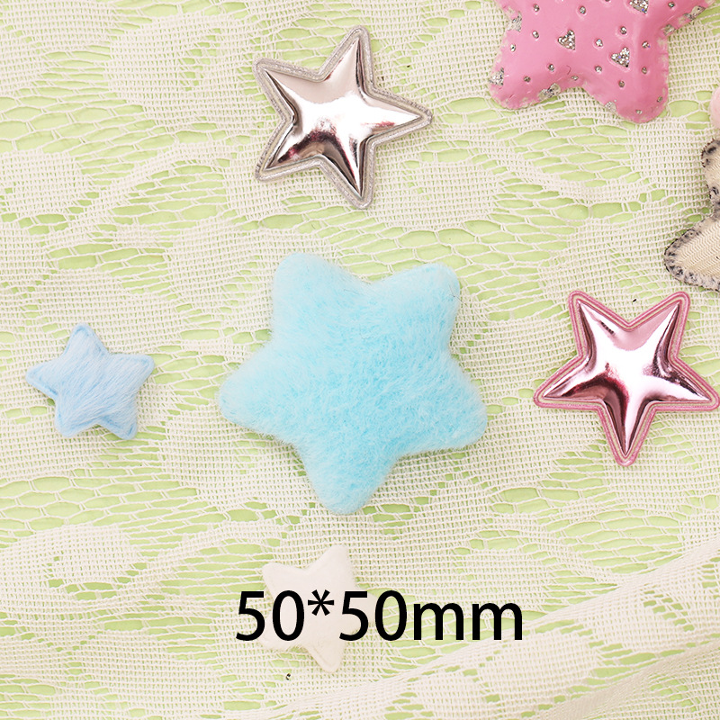 Autumn and Winter Diy Plush Pentagram Hairpin XINGX Phone Case Hair Accessories Handcraft Jewelry Material Accessories Accessories Decoration