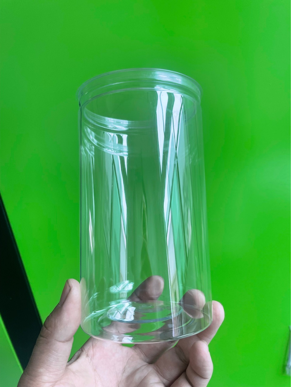 85口易拉盖罐子透明塑料食品罐茶叶包装pet塑料瓶子坚果罐花茶罐