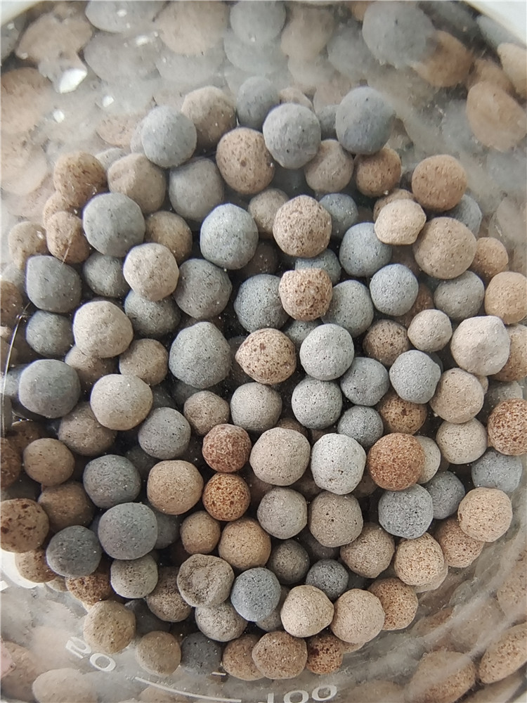 污水厂用球型生物陶粒滤料 baf曝气生物滤池专用生物挂膜陶粒填料