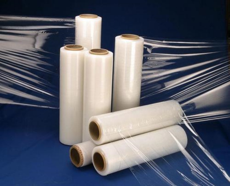 50cm Wide Packaging Stretch Film Self-Adhesive PE Stretch Film Stretch Film Transparent Industrial Stretch Hand Wrapping Film Stretch Film
