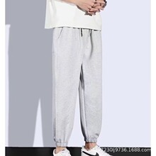 Men's Casual pants男士秋款韩版潮流束脚运动裤男士宽松休闲长裤