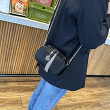 流苏斜挎小方包今年流行包包2023新款高级质感链条手机包时尚女包