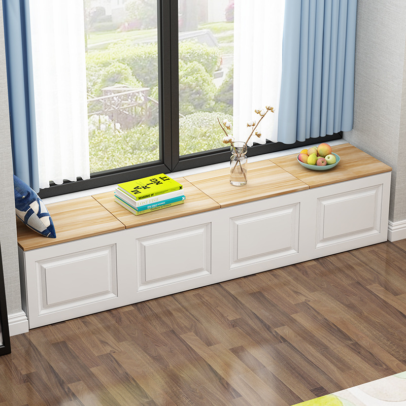 窗边柜子飘窗柜上开门储物柜自由组合矮柜落地长条柜炕柜坐柜