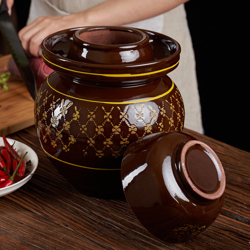 瓦罐缸土坛子泡菜坛土罐老式腌菜缸咸菜酸菜坛泡菜糟辣椒坛子商用